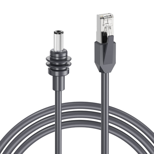 Starlink Mini用充電ケーブル Starlink POEイーサネット充電ケーブル → DC 5.5×2.1mm オスコネクタ Starlink Mini対応充電ケーブル