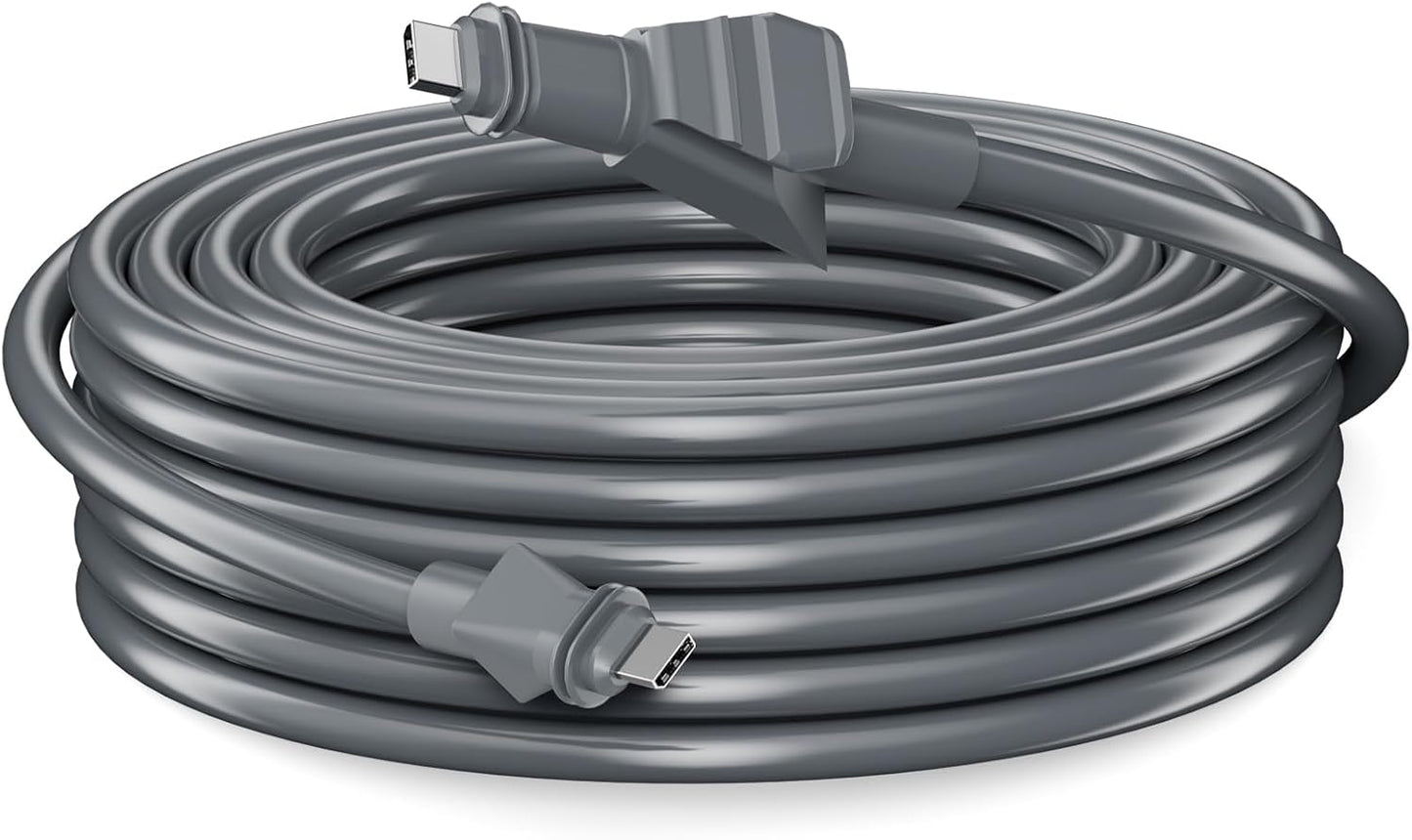 Starlink高性能フラットキットV2用ケーブル Gen2対応 延長ケーブル 防水 高耐久 22AWG ギガビット対応 高速通信 屋外対応 Starlink Flat High Performance 交換用ケーブル