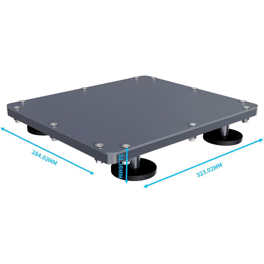 Starlink Miniマグネット式車載マウント グレーのサイズ説明 323mm×284mm×51mm