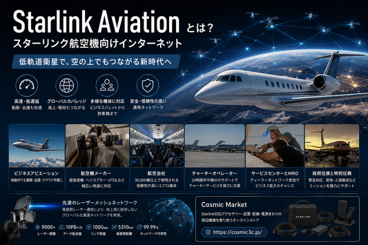 Starlink Aviationとは？スターリンク航空機向けインターネットの仕組み・特徴・活用シーンを詳しく解説
