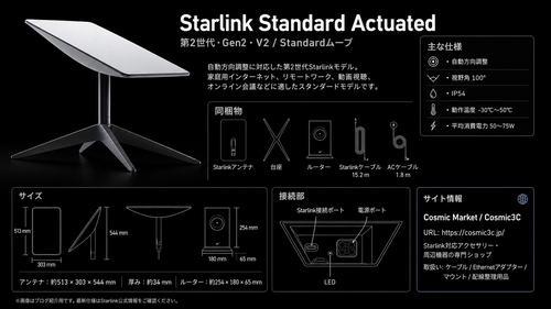 Starlink専門ブログ｜Starlink（スターリンク）アクセサリー専門店