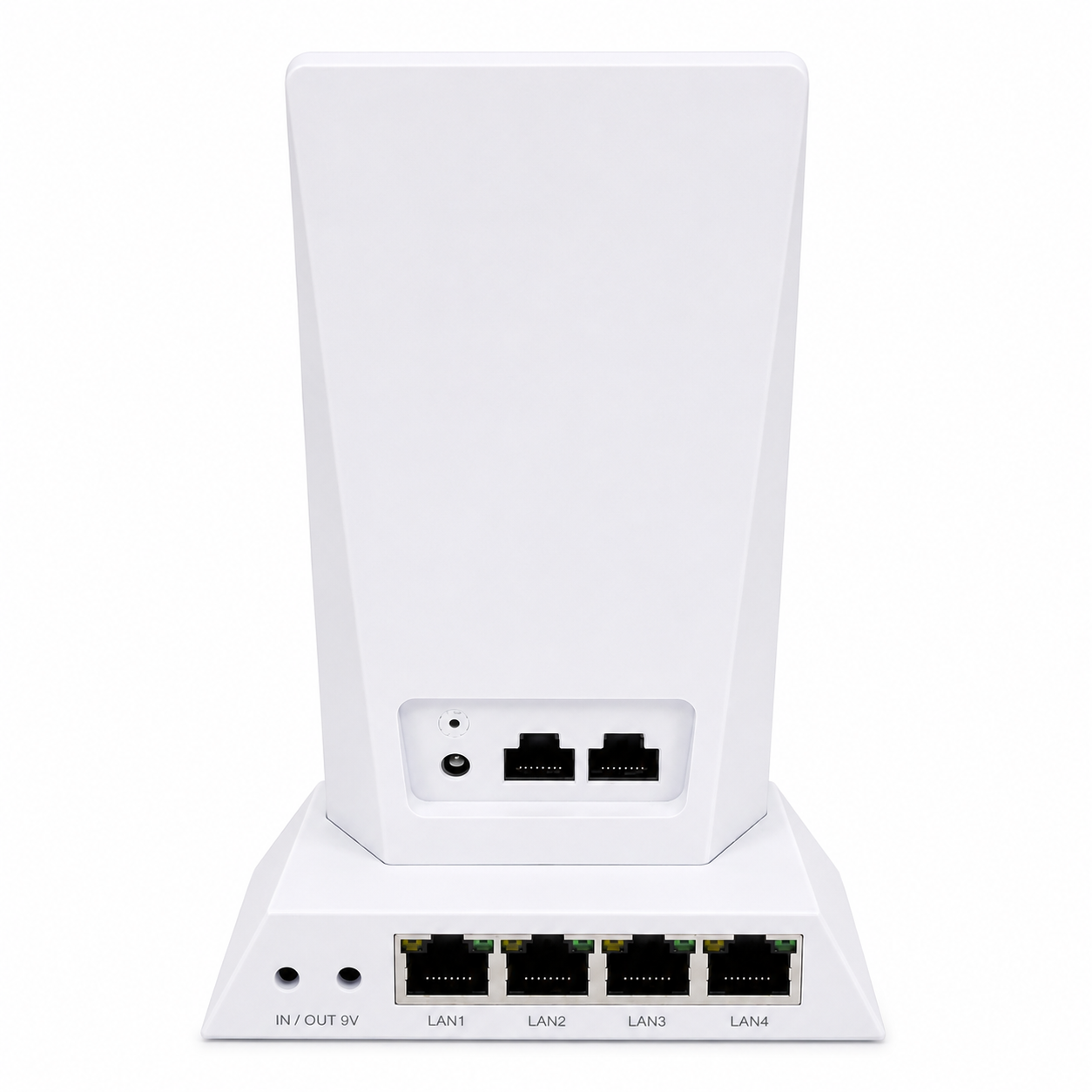 Starlink Mini / Mini X対応 4ポート有線LAN拡張HUB スターリンクミニのルーターを上部スロットにセットして使えるRJ45 LANハブ