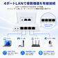 Starlink Mini/Mini X（スターリンクミニ）用4ポートLANハブ LAN1〜LAN4のRJ45ポートで複数機器を有線接続