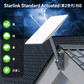 Starlink Standard Actuated第2世代対応マウント、風・雨・雷・雪・日差しなど屋外設置環境に配慮した設計