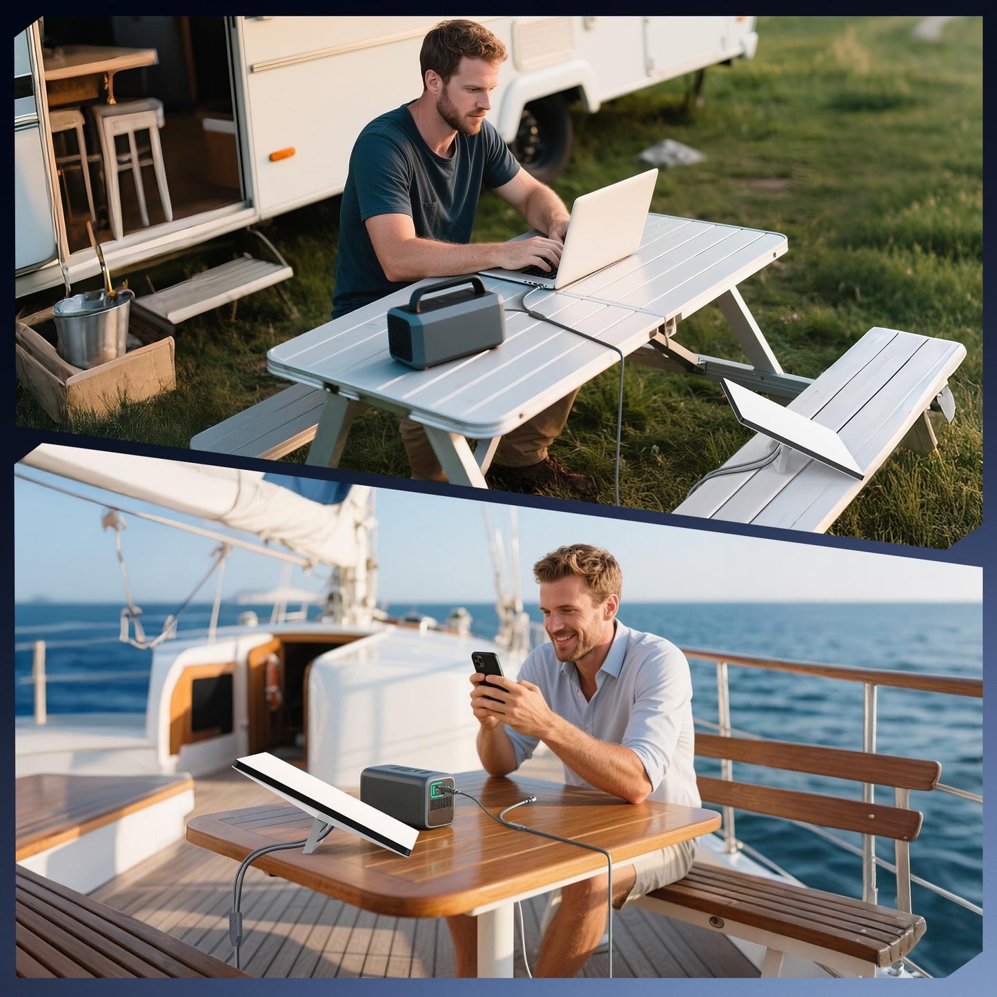 Starlink Mini USB-C＋DC給電＆LAN一体型ケーブル 5M 2in1 1000Mbps高速通信 10A高出力 18AWG 防水・屋外対応 スターリンクミニ用 電源＋イーサネット一体ケーブル RV・車載・船舶対応