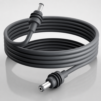 Starlink Mini スターリンクミニ用 DC電源ケーブル 2m 20AWG 交換用電源コード 防水コネクタ付き グレー