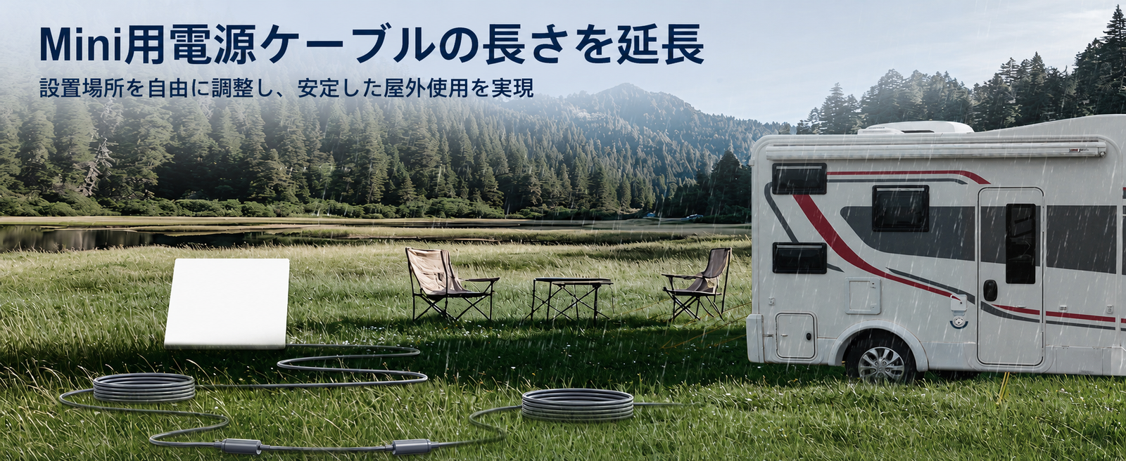 Starlink Mini用DC中継アダプター コンパクト収納で持ち運びやすいアウトドア向けアクセサリー