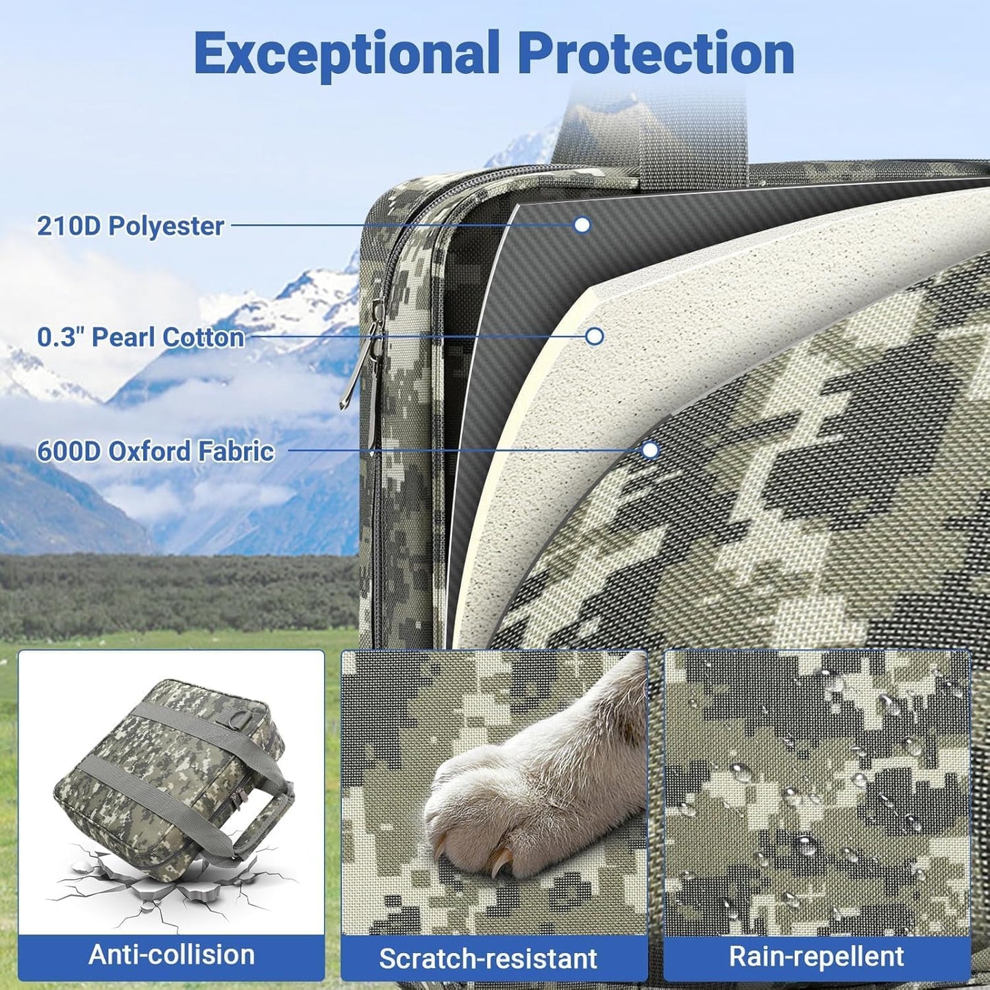 Starlink Mini 収納バッグ キャリングケース ショルダーストラップ付 大容量 防水 防塵 耐衝撃 Starlink Mini本体・電源・ケーブル収納対応 アウトドア・キャンプ・車中泊用