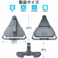 Starlink Mini / Mini X（スターリンクミニ）用ルーフラックマウントの製品サイズ、正面・背面・側面寸法と防水・簡単取付・高品質素材の説明