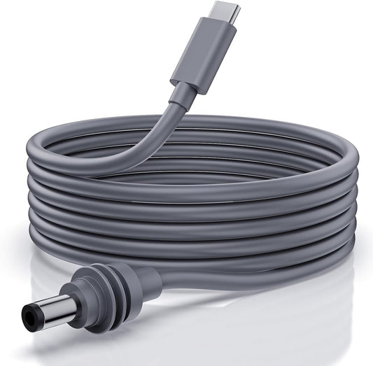 Starlink Mini用USB-C to DC充電ケーブル 2M / 3M / 5M / 10M / 15M 複数長さ対応 Starlinkミニ(V4)DC電源ケーブル タイプC 防水仕様・100W以上のPD電源対応・18AWGケーブル