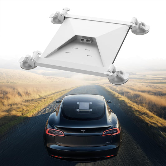 Starlink Mini 吸盤式車載マウント 4点固定 ルーフ・ガラス取付対応 調整可能 高耐久ブラケット スターリンクミニ用 RV・車中泊・屋外設置対応