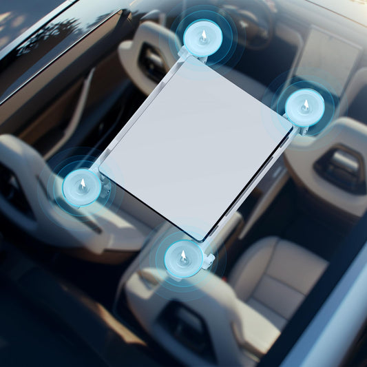 Starlink Mini 吸盤式車載マウント 4点固定 ルーフ・ガラス取付対応 調整可能 高耐久ブラケット スターリンクミニ用 RV・車中泊・屋外設置対応