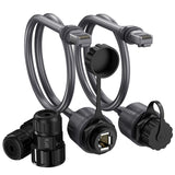 Starlink Gen3 & Mini対応RJ45変換Ethernetアダプター 2個セット 2000Mbps高速通信 24AWG 高純度銅 IP68防水 SPX-RJ45 カプラー 延長・修理用 プラグ＆プレイ 屋外対応 Starlink V3アクセサリー