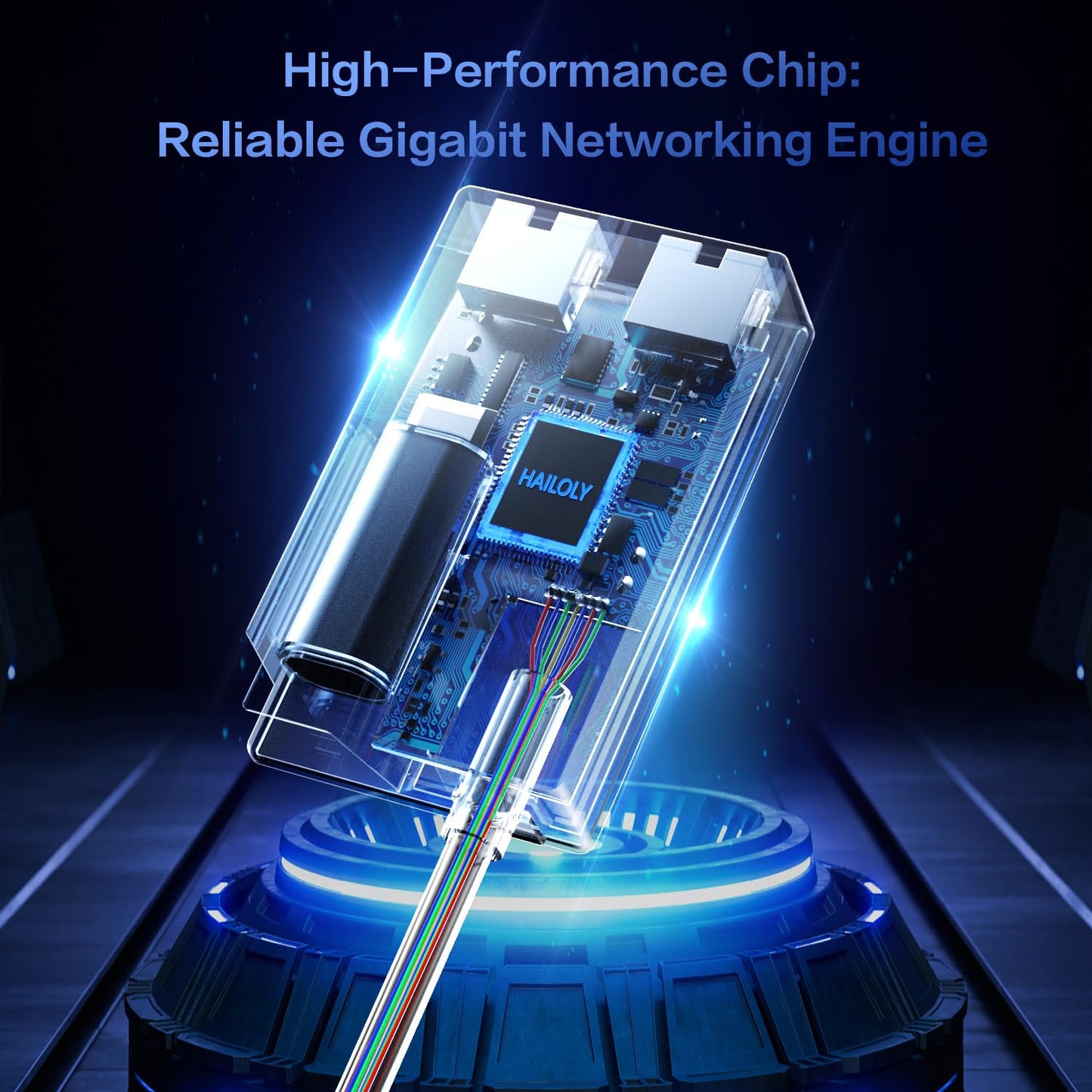 Starlink V2 Ethernetアダプター【デュアルRJ45ポート】 Standard Actuated（Gen2）/ High Performance（Gen1/Gen2）対応 有線LAN 1Gbps対応 スターリンク長方形標準ムーブ・スターリンク高性能フラットキットV1/V2イーサネット有線接続 wifi Starlink Ethernet Adapter