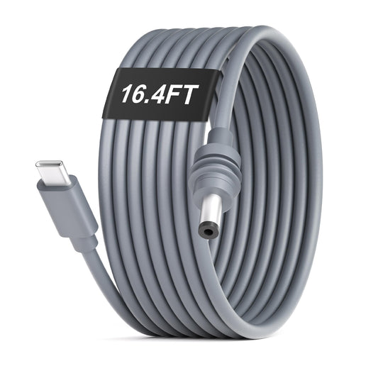 Starlink Mini用 USB-C to DC電源ケーブル 2m/3m/5m/10m 100W PD対応 18AWG 高出力 防水仕様 スターリンクミニ給電ケーブル 軽量 ポータブル アウトドア対応