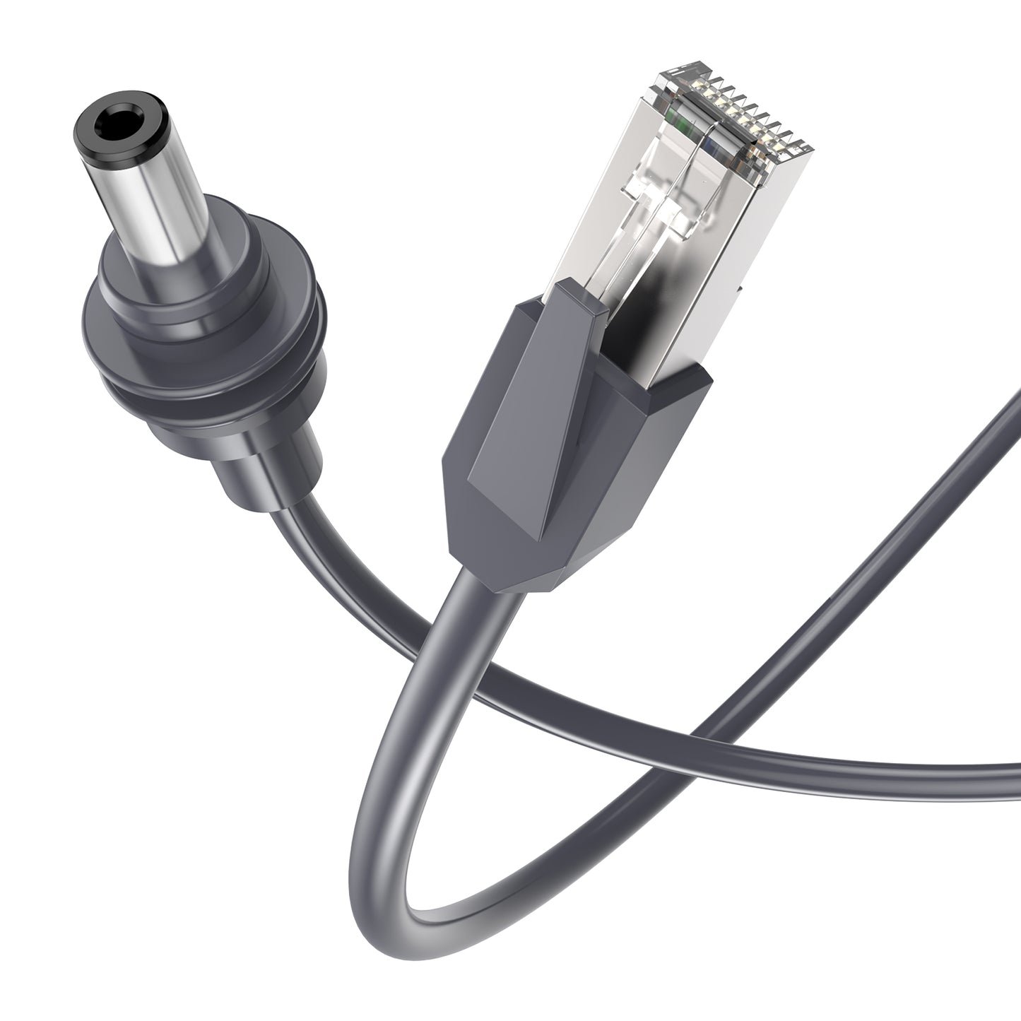 Starlink Mini用充電ケーブル Starlink POEイーサネット充電ケーブル → DC 5.5×2.1mm オスコネクタ Starlink Mini対応充電ケーブル