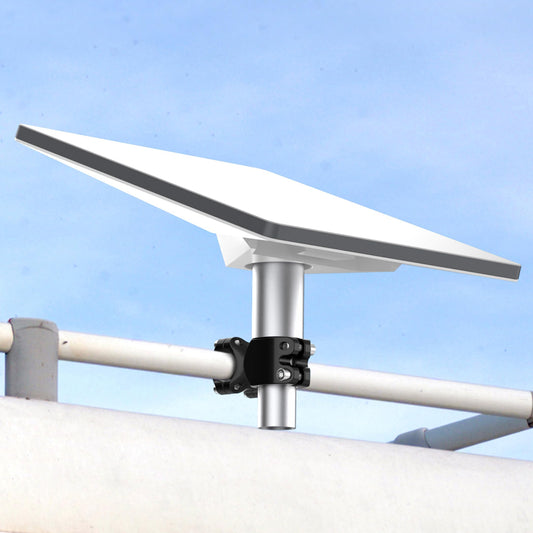 Starlink Mini用ポールマウント RVラダー・ルーフラック・手すり対応 スターリンクミニ ポールマウント アルミ合金製 スターリンクミニ アンテナ固定ブラケット 車載・ボート・アウトドア設置用 20-30mmパイプ対応