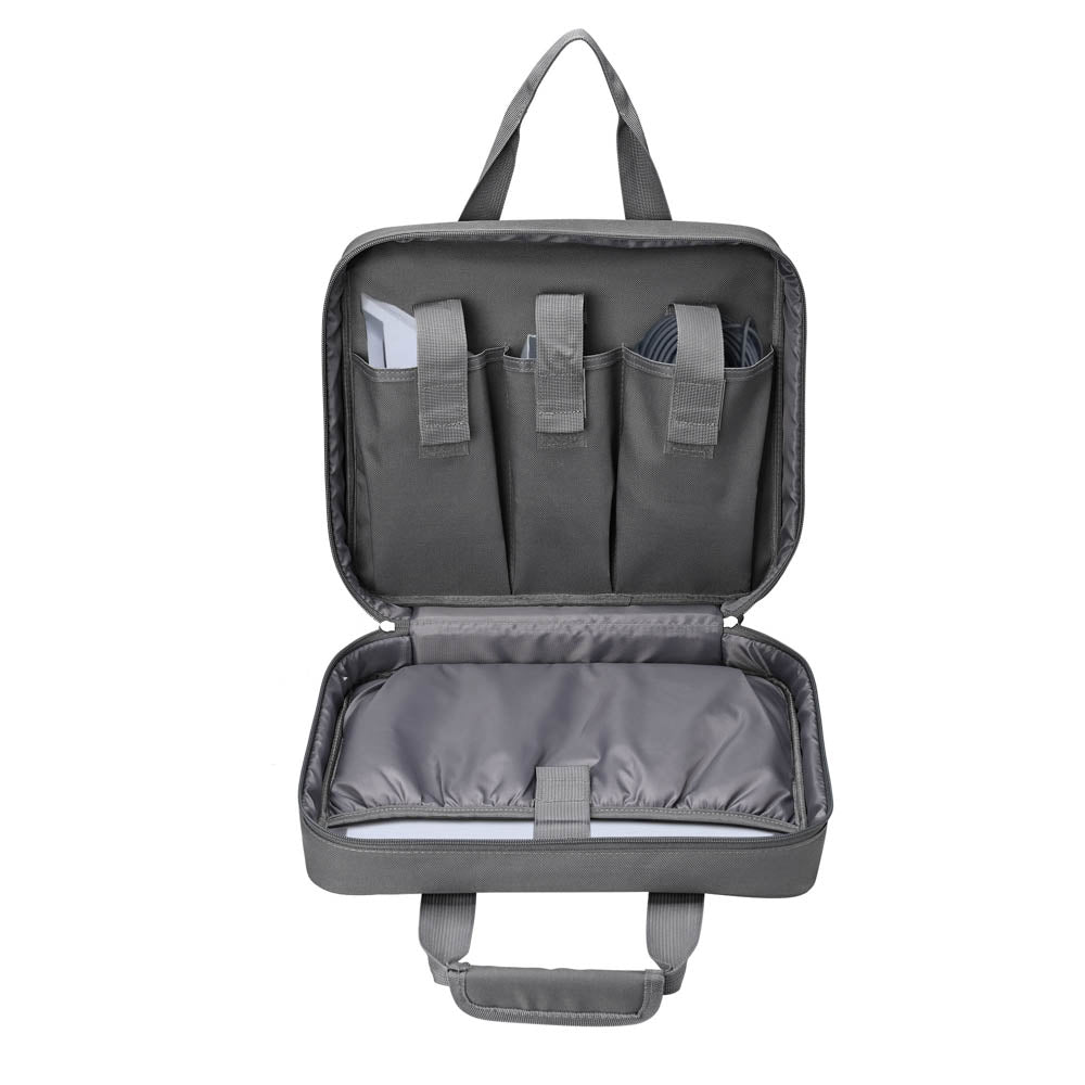 Starlink Mini 収納バッグ キャリングケース ショルダーストラップ付 大容量 防水 防塵 耐衝撃 Starlink Mini本体・電源・ケーブル収納対応 アウトドア・キャンプ・車中泊用