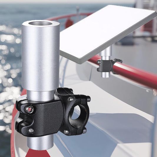 Starlink Mini用ポールマウント RVラダー・ルーフラック・手すり対応 アルミ製 高耐久 固定ブラケット 20〜30mmパイプ対応 車載・船舶・アウトドア設置用