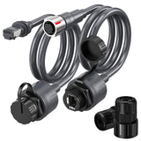 Starlink Performance Gen3用RJ45変換Ethernetアダプター 防水IP67 23AWG 2000Mbps対応 ケーブル延長・修理用 カプラー スターリンク Gen3対応（1個）