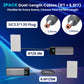 Starlink Mini ルーター用 USB-C to DC 電源ケーブル 2本セット（0.3m＋2m） PD 9V対応 18W対応 スターリンクミニ ルーター用給電ケーブル LED電源表示 Plug&Play ポータブル対応