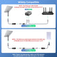 Starlink V2 SPX→RJ45変換アダプター CAT6Aケーブル延長構成図 Dish PoE ルーター接続例