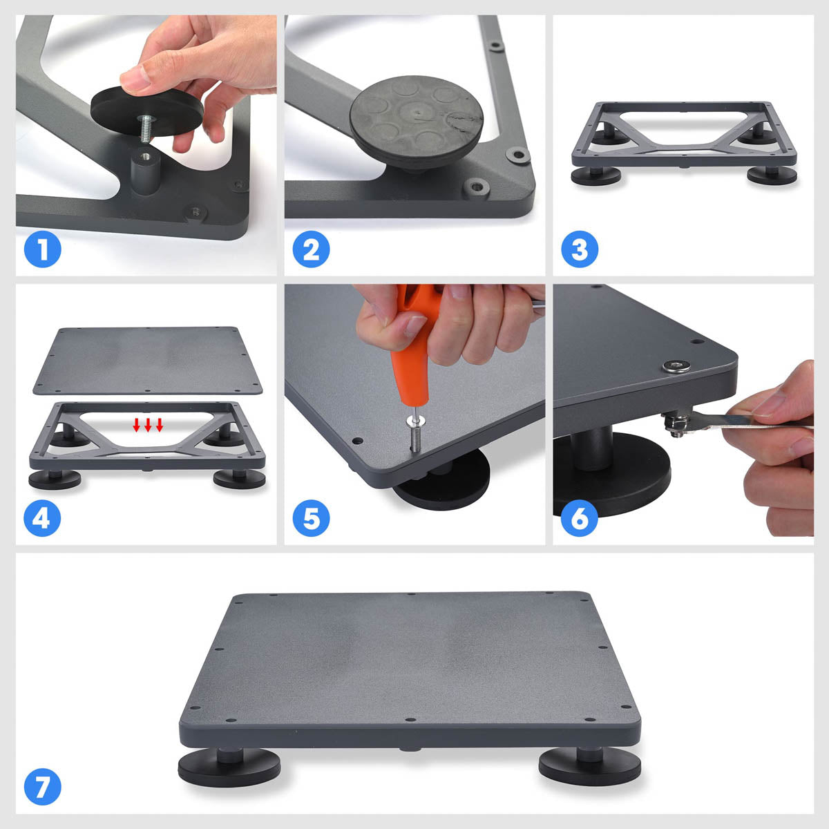 Starlink Mini 車載マグネットマウント 4強力磁石式 220LBS吸着力 アルミ合金製 防水・耐候 カールーフ取付 スターリンクミニ用 簡単設置