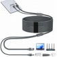 Starlink Mini用2in1電源LAN一体型ケーブル USB-C/DC給電 RJ45有線LAN 1000Mbps対応