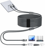 Starlink Mini用2in1電源LAN一体型ケーブル USB-C/DC給電 RJ45有線LAN 1000Mbps対応