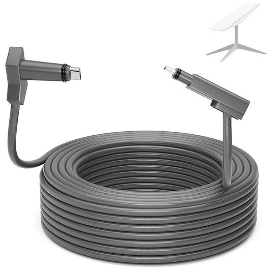 Starlink Gen2 ケーブル 2m/10m/23m/46m スターリンク 交換用延長ケーブル CMX・CMR対応 24AWG OFC 最大1200Mbps 防水・直埋対応 二重シールド Rectangular Satellite V2対応 - Cosmic Market 公式サイト