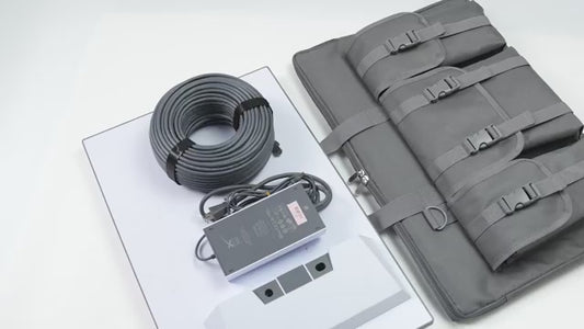 Starlink Standard 4 / 4X 収納バッグ キャリーバッグ スターリンク用収納ケース 旧Gen3・V3対応 3つのフロントポケット付き 2WAY手持ち・肩掛け対応 クッション内装 グレー・ダークカモフラージュ